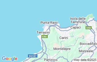 Map of Cinisi