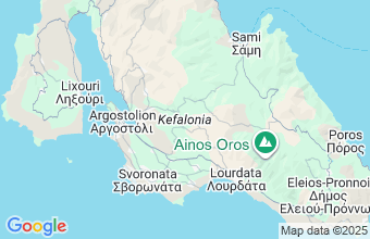 Map of Kefalonia