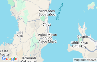 Map of Chios