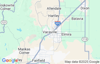 Map of Vacaville