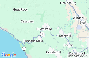 Map of Guerneville