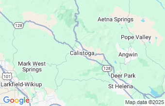 Map of Calistoga