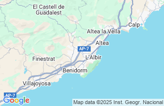 Map of Alfaz Del Pi