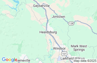 Map of Healdsburg