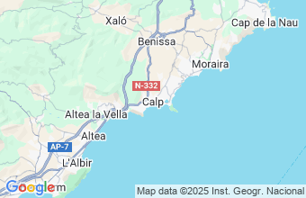 Map of Calpe