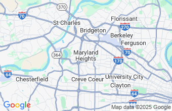 Map of Maryland Heights