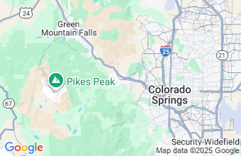 Map of Manitou Springs