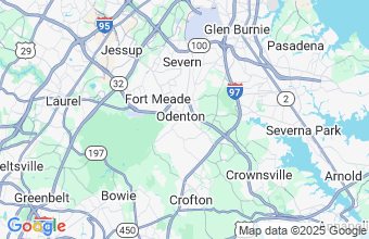 Map of Odenton