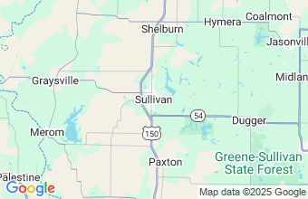 Map of Sullivan