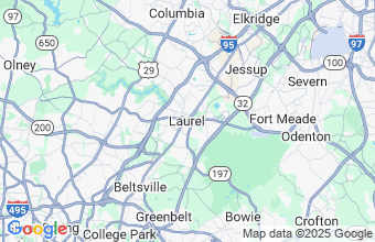 Map of Laurel