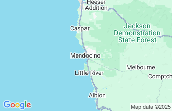 Map of Mendocino