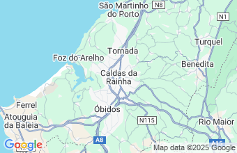 Map of Caldas Da Rainha