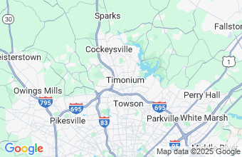 Map of Timonium