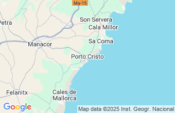 Map of Porto Cristo