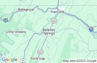 Map of Berkeley Springs
