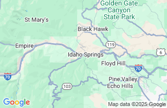 Map of Idaho Springs