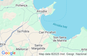 Map of Playa de Muro