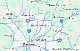 Map of Huber Heights