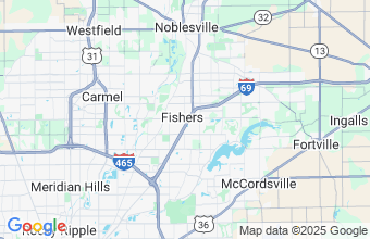 Map of Fishers