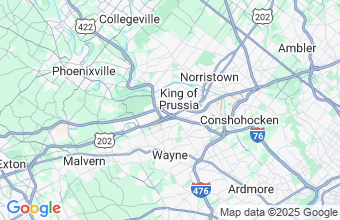 Map of King Of Prussia