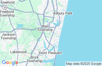 Map of Wall Township