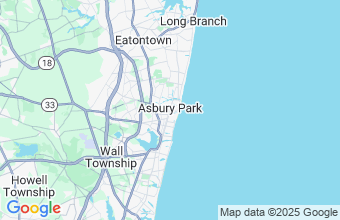 Map of Asbury Park