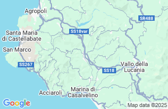 Map of Casal Velino - Costa Del Cilento