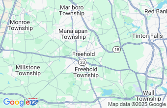 Map of Freehold