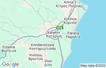 Map of Katerini
