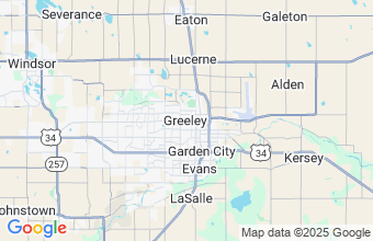 Map of Greeley