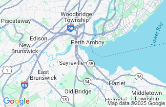 Map of South Amboy
