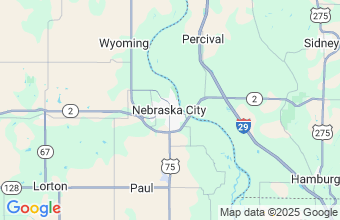 Map of Nebraska City