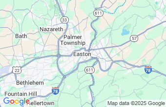 Map of Easton