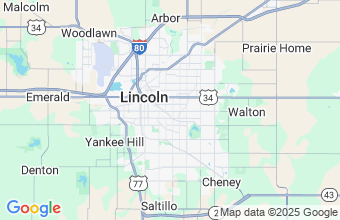 Map of Lincoln