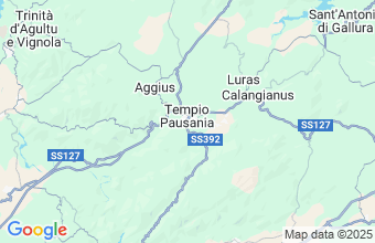 Map of Tempio Pausania