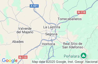 Map of Segovia