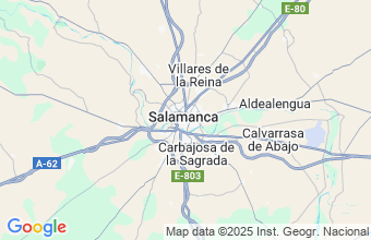 Map of Salamanca