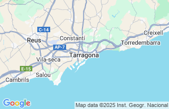 Map of Tarragona