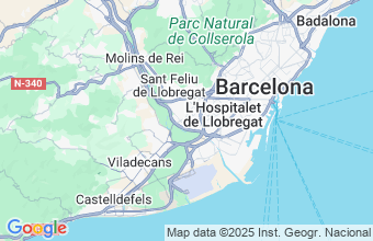 Map of Cornella De Llobregat