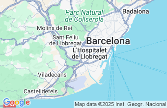 Map of Hospitalet De Llobregat