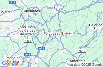 Map of Felgueiras