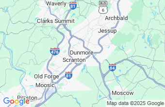 Map of Dunmore