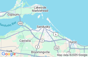 Map of Sandusky