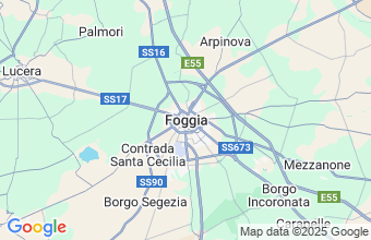 Map of Foggia