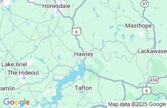 Map of Hawley