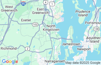 Map of North Kingstown
