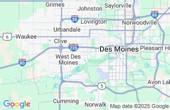 Map of West Des Moines