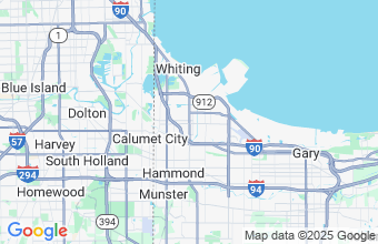 Map of East Chicago