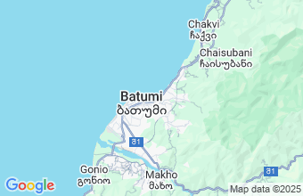 Map of Batumi