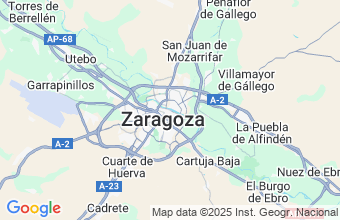 Map of Zaragoza